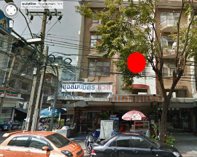 For RentShophouseSathorn, Narathiwat : Commercial building for rent, 4 floors, 1 unit, Chalermnimit Road (accessible from both Charoen Krung 107 and Charoen Rat Road)