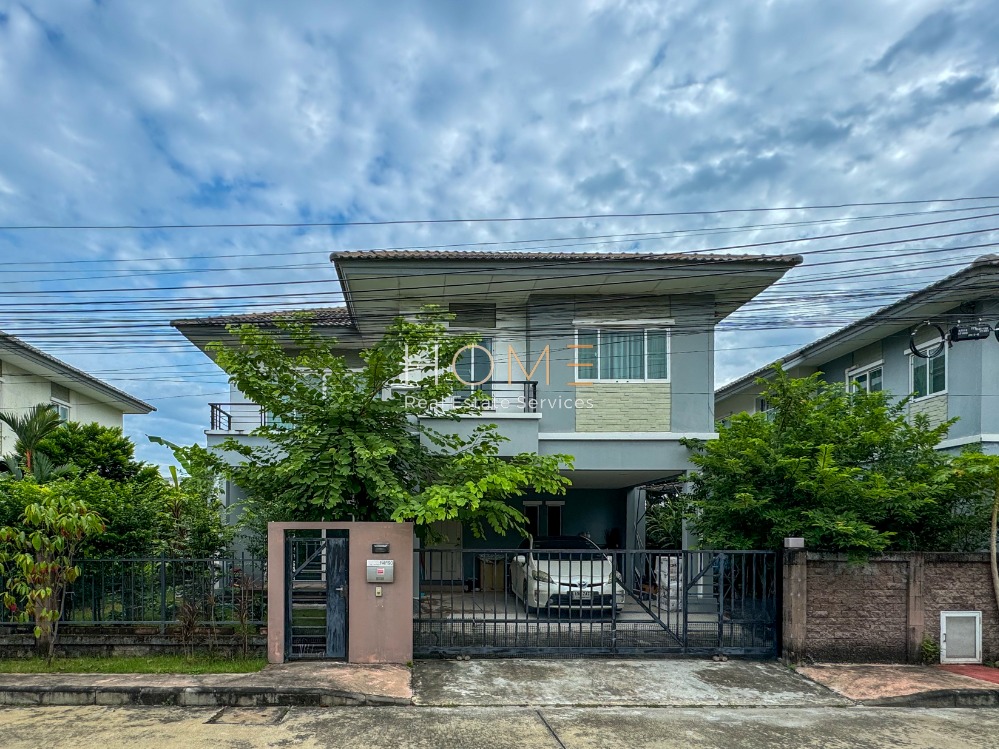 For SaleHouseLadkrabang, Suwannaphum Airport : Garden view, no one in front of the house ✨ Single house, The Plant Rama 9 - Wongwaen 2 / 4 bedrooms (for sale), The Plant Rama 9 - Wongwaen 2 / Detached House 4 Bedrooms (FOR SALE) COF554