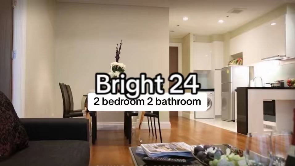 For RentCondoSukhumvit, Asoke, Thonglor : Condo for rent Bright 24 Phrom Phong 🔥Hot Deal 🔥 Bright Sukhumvit 24