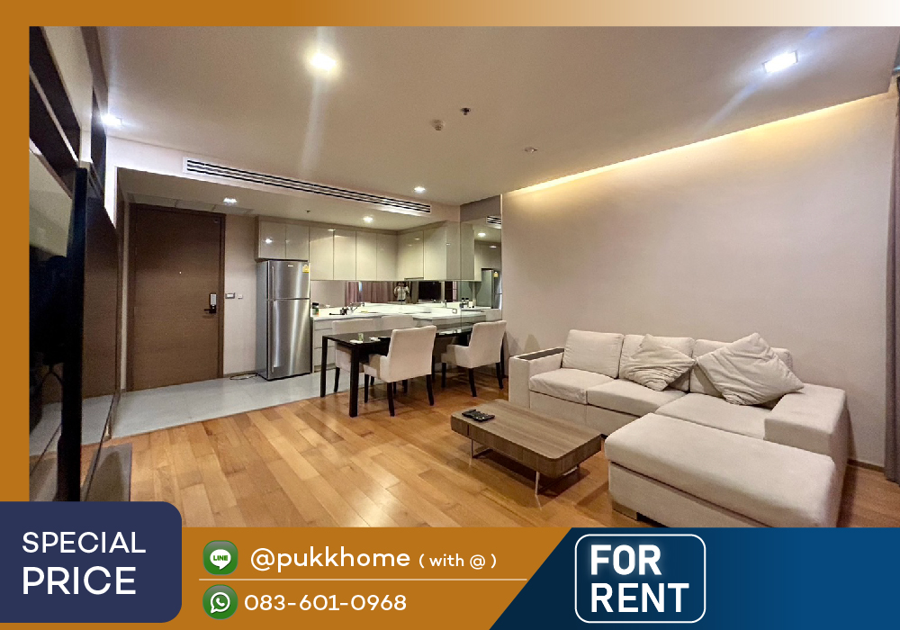 ให้เช่าคอนโดสาทร นราธิวาส : The Address Sathorn ✨ 2 Bedroom ราคาเช่าเพียง  36,000 📞 Line : @pukkhome (with @)