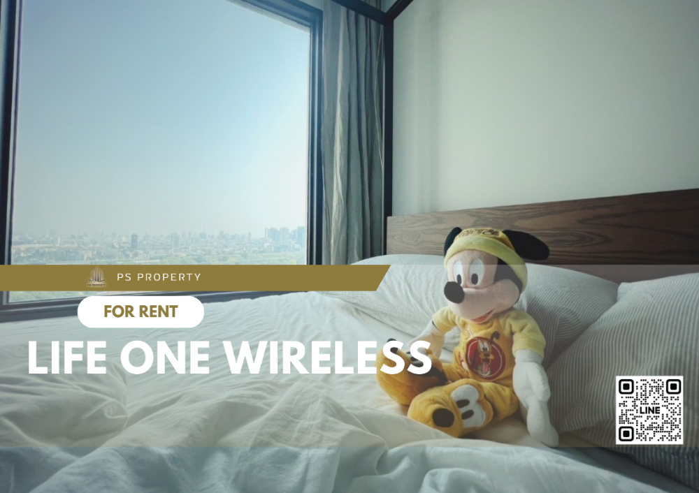 For RentCondoWitthayu, Chidlom, Langsuan, Ploenchit : For rent 🔺 Life One Wireless 🔺 complete furniture and electrical appliances, near BTS Ploenchit