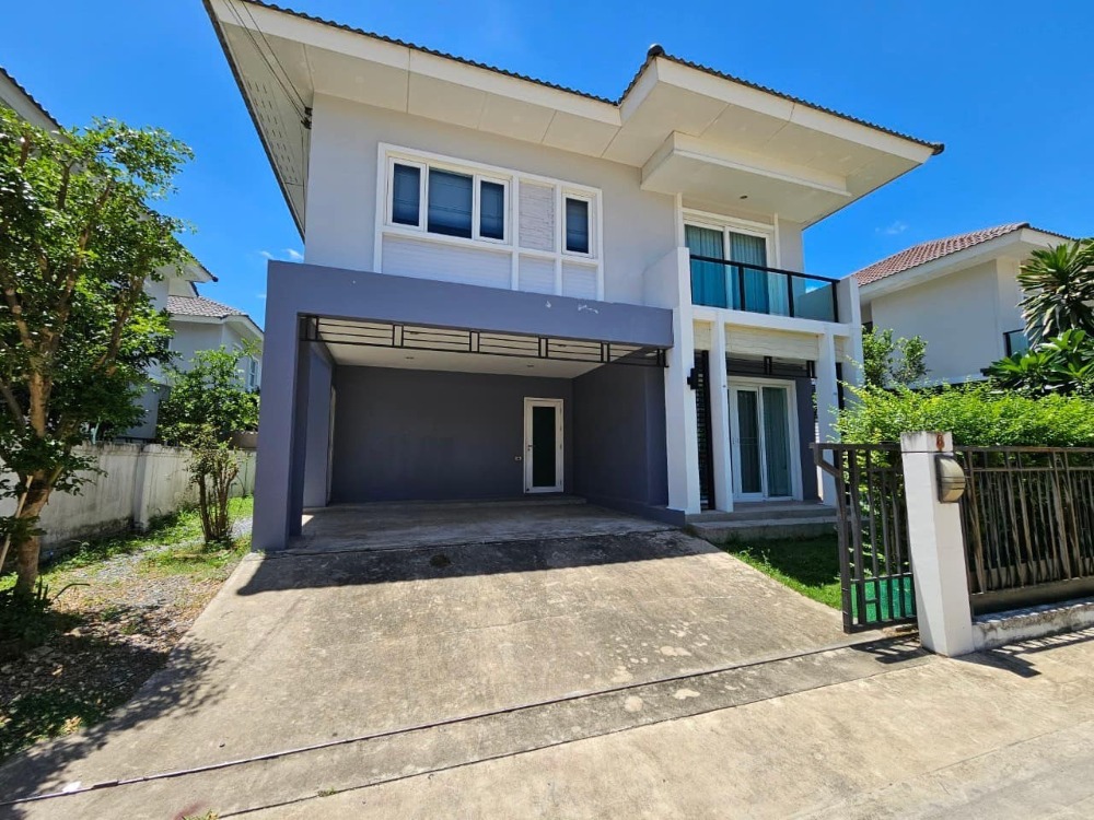 For SaleHousePhutthamonthon, Salaya : For sale: 2-storey detached house, modern style, The Gallery Village, Pinklao-Sai 4, good price