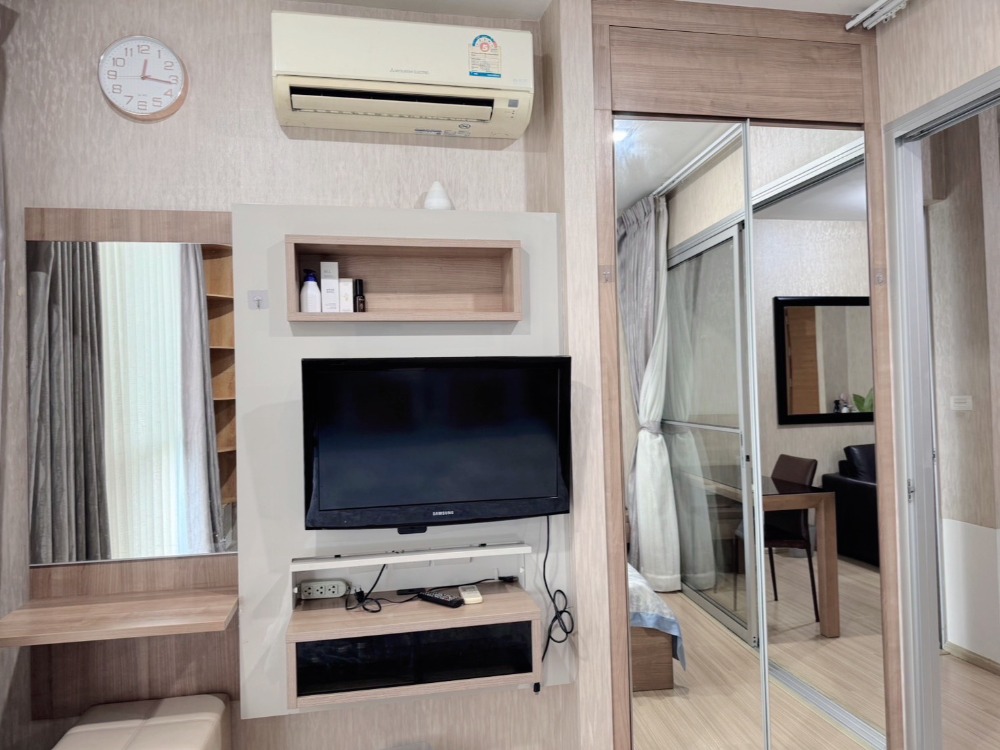 For RentCondoRatchadapisek, Huaikwang, Suttisan : 🏙️🌟Vacant room for rent, ready to move in 🌟🏙️✨Rhythm Ratchada-Huai Khwang✨🔥Beautiful room, cheap price 🔥1 bedroom, 1 bathroom, size 46 sq m. 📍🚇MRT Huai Khwang