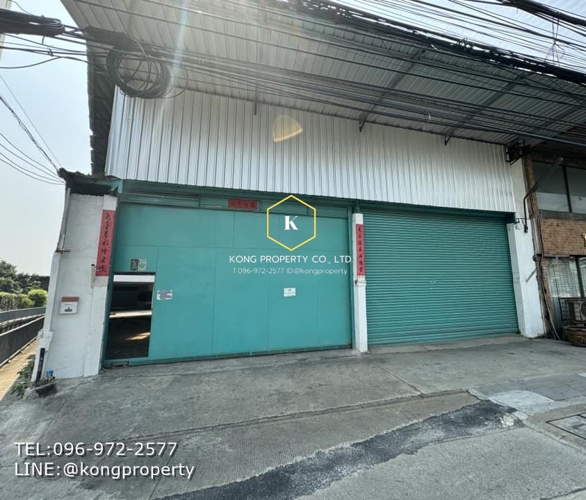 For RentWarehouseRama3 (Riverside),Satupadit : Warehouse for rent, Rama 3, Bang Kho Laem, Bangkok, 2000 sq m, on the main road