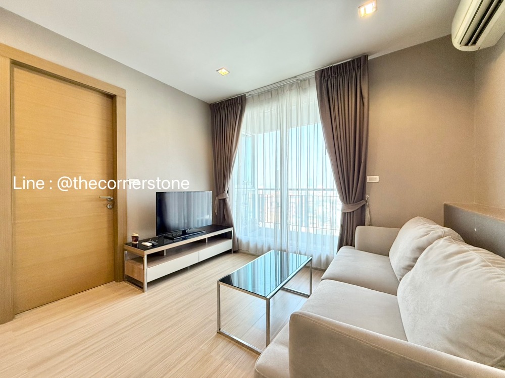 For RentCondoRatchadapisek, Huaikwang, Suttisan : Vacant room, ready to move in, Rhythm Ratchada - Huai Khwang, 1 bedroom, 1 bathroom, size 46 sq m., high floor 10+ MRT Huai Khwang (No.250108)