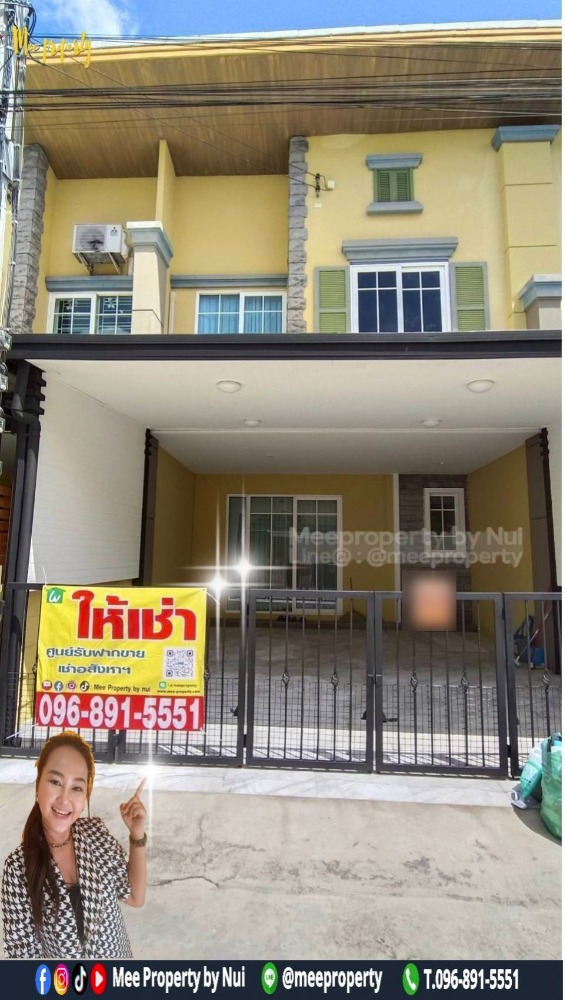 For RentTownhouseRathburana, Suksawat : For rent / 2-storey townhouse, fully renovated, ready to move in #Golden Town Village 3 (Suksawat - Phutthabucha) ME-170