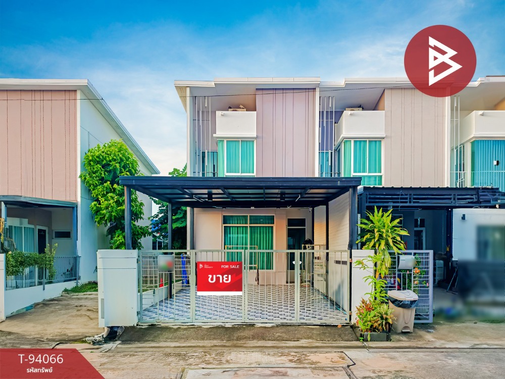 For SaleTownhouseRama 2, Bang Khun Thian : For sale: 2-storey townhouse, City Sense Village, Rama 2-Tha Kham, Bang Khun Thian, Bangkok