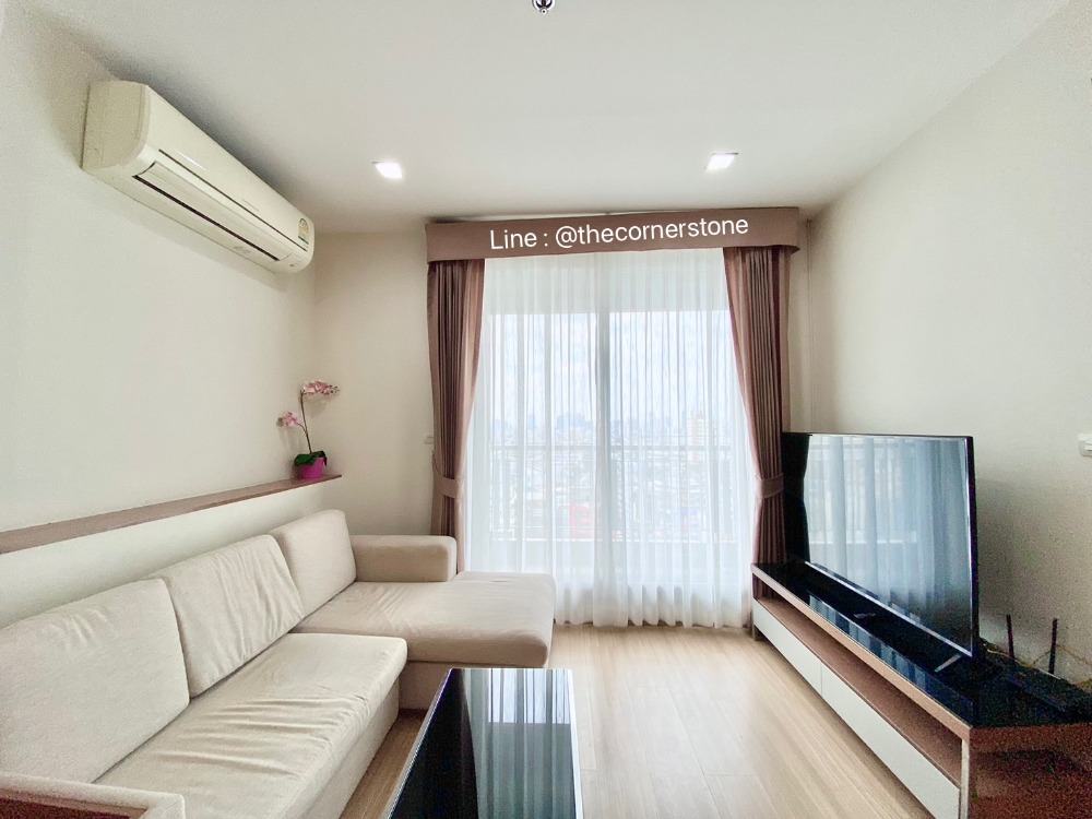 For RentCondoRatchadapisek, Huaikwang, Suttisan : 🔥Vacant room for rent, ready to move in 🔥✨Rhythm Ratchada-Huaikhwang✨🔥Beautiful room, cheap price 🔥1 bedroom, 1 bathroom, size 46 sq m. 📍🚇MRT Huai Khwang