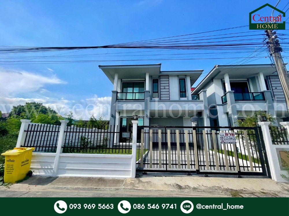 For SaleHouseSamut Prakan,Samrong : Single house, Wara Villa Bangna - Suvarnabhumi