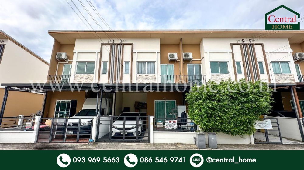 For SaleNonthaburi, Bang Yai, Bangbuathong : Townhome Grande Pleno Grand Pleno Rattanathibet, fully furnished, air conditioners included throughout the house