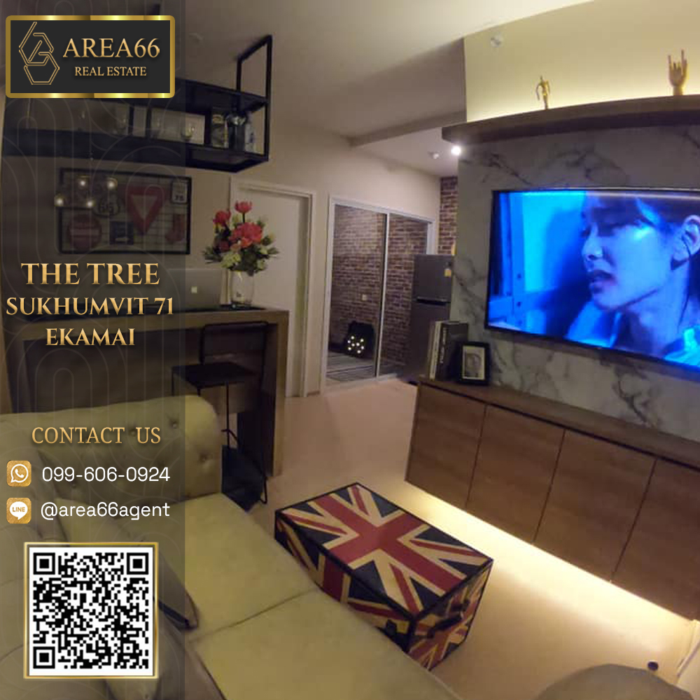 For SaleCondoRama9, Petchburi, RCA : 🔥 For sale!! Condo The Tree Sukhumvit 71-Ekkamai