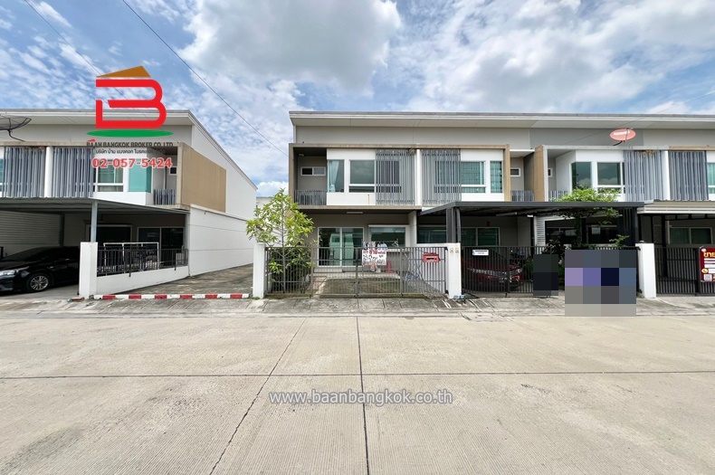 For SaleTownhomeSamut Prakan,Samrong : Townhouse, Indy Village, Srinakarin (Soi Sri Dan 22), area 18.5 sq m, Srinakarin Road, Bangkaew Subdistrict, Bang Phli District, Samut Prakan Province