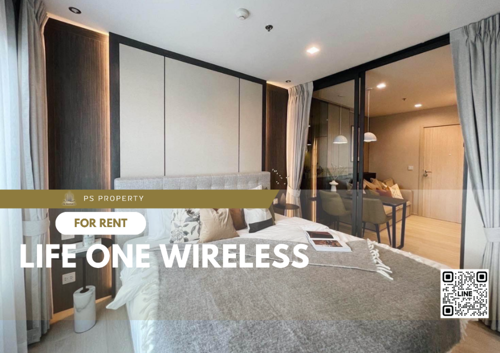 For RentCondoWitthayu, Chidlom, Langsuan, Ploenchit : For rent 🔺 Life One Wireless 🔺 complete furniture and electrical appliances, near BTS Ploenchit