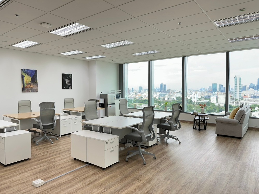 For LeaseholdOfficeAri,Anusaowaree : ❖ Office 20+ floor, Heart of Ari ❖ 126.26 sq.m. | Paronamic 180 drgree city view | Vanit Place Aree Opposite Pearl Bangkok, near BTS Ari 200 m., La Villa 300 m., Phyathai 2 Hospital 850 m.