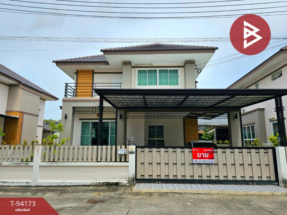 For SaleHousePattaya, Bangsaen, Chonburi : Single house for sale, The Grand Bangsaen Village, Chonburi