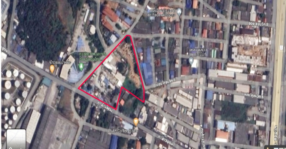 For SaleLandSriracha Laem Chabang Ban Bueng : Land for sale in Ao Udom, almost 8 rai, good location, on the main road, the land is filled in and very beautiful. Land for sale at Laemchabang Ao Udom, almost 8 rai, good location, on the main road, the land is filled in and very beautiful.