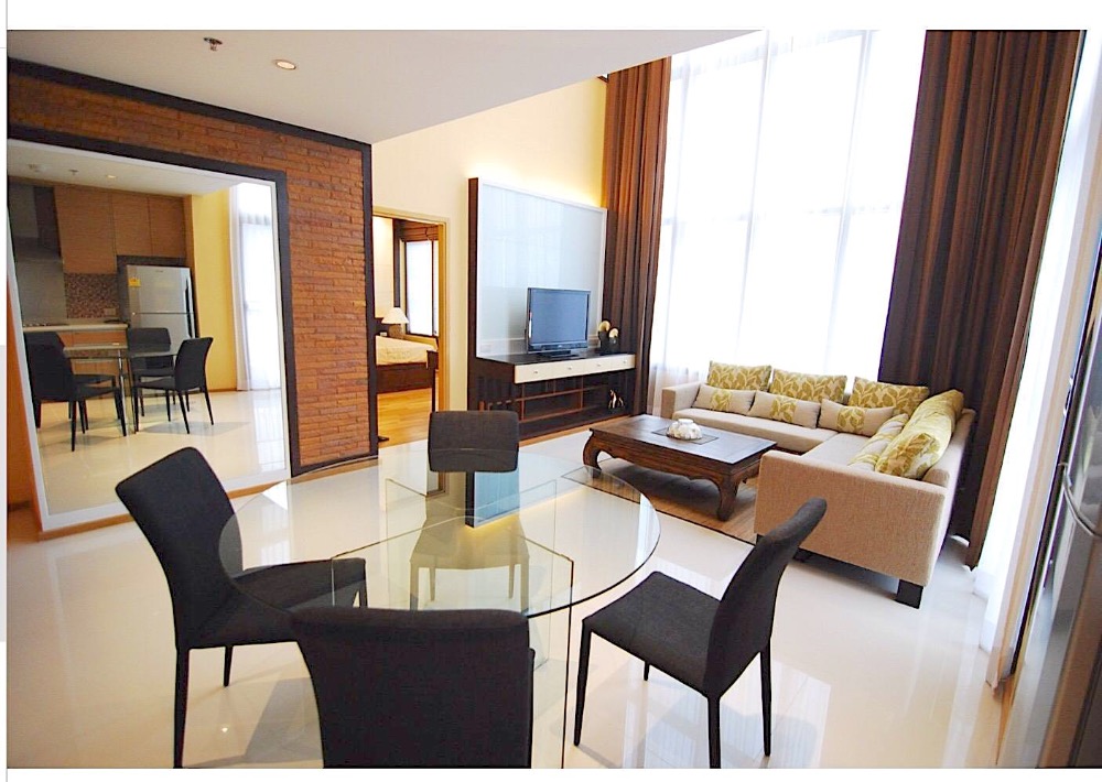 ให้เช่าคอนโดสุขุมวิท อโศก ทองหล่อ : FOR RENT Condo Emporio Place Sukhumvit24 Type 2 bed 3 bath 1 working room Size 135sqm at 7-8 Floor