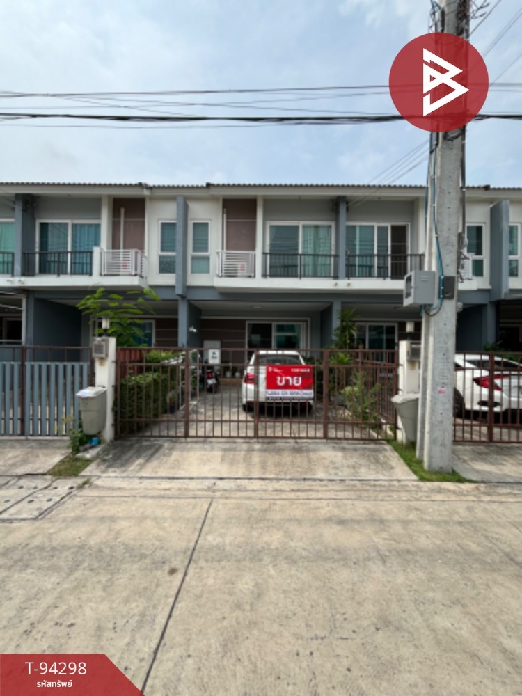 For SaleHouseSamut Prakan,Samrong : Townhouse for sale, Supalai Ville Theparak Village, Bang Phli, Samut Prakan