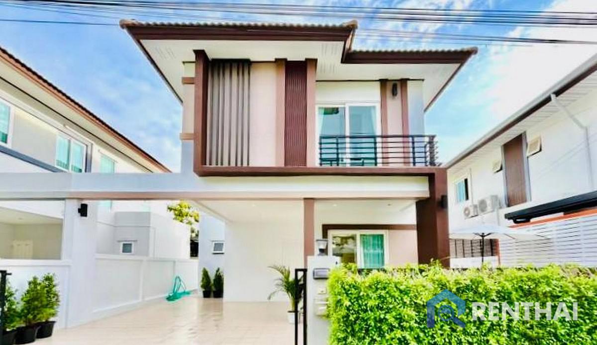 For SaleHousePattaya, Bangsaen, Chonburi : Fully Furnished 3bed House in Pattaya,