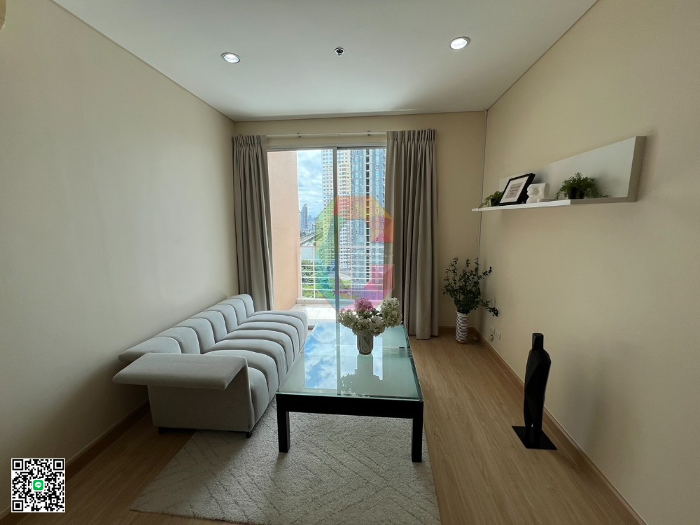 ให้เช่าคอนโดวงเวียนใหญ่ เจริญนคร : เช่า for Rent Villa Sathon Condo วิลล่า สาทร คอนโด 1 Bedroom ติดกับ สถานีรถไฟฟ้า BTSกรุงธนบุรี 56 Sq.m. ชั้น 14 +++ ห้องใหม่