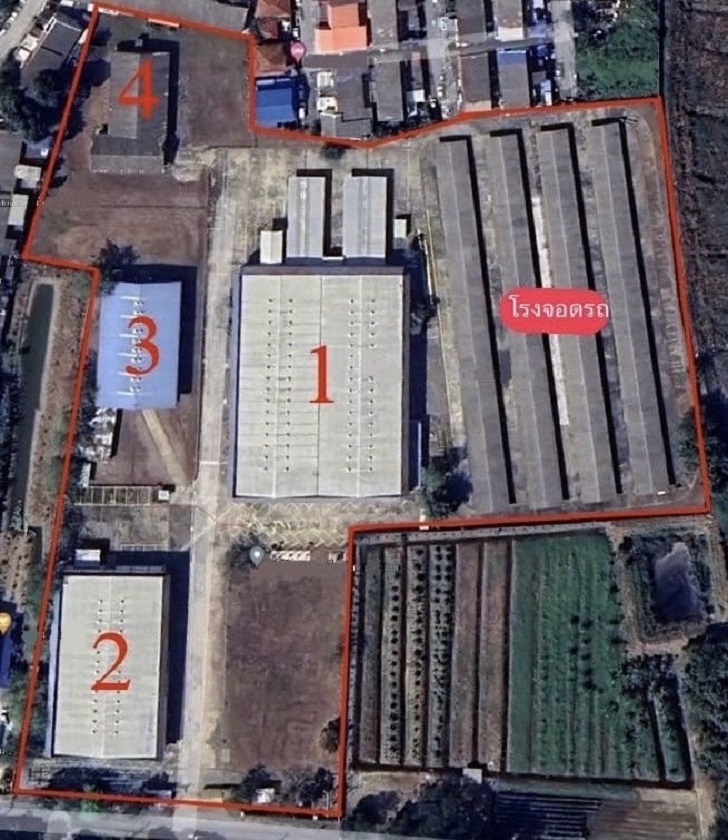 For RentWarehouseNonthaburi, Bang Yai, Bangbuathong : #Warehouse for rent, Bang Bua Thong, Nonthaburi, near Central Westgate, size 21 rai, with 3 commercial buildings, 4 garages, 1 storage building, parking for approximately 500 cars, Bang Rak Yai Subdistrict, Bang Bua Thong District, Nonthaburi Province