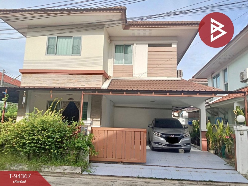 For SaleHouseNakhon Pathom : For sale: 2-storey detached house, Srichan Village, Sam Phran, Nakhon Pathom