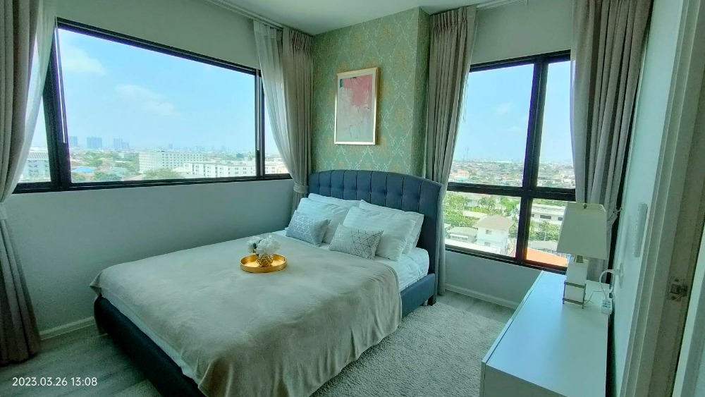 For SaleCondoSamut Prakan,Samrong : ✨Knightsbridge Sky River Ocean (Sukhumvit Rd.) (Knightsbridge Sky River Ocean) Urgent sale!! Large room, good location, next to BTS Naval Academy, near BTS Pak Nam