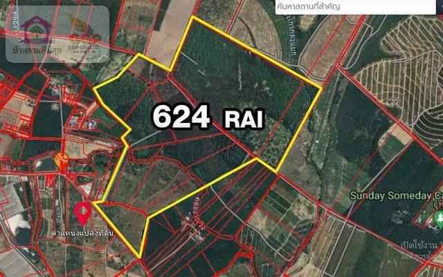 For SaleLandSriracha Laem Chabang Ban Bueng : Land for sale, Khao Khan Song, 624 rai, Khlong Khiew Subdistrict, Sri Racha District, Chonburi Province 20110