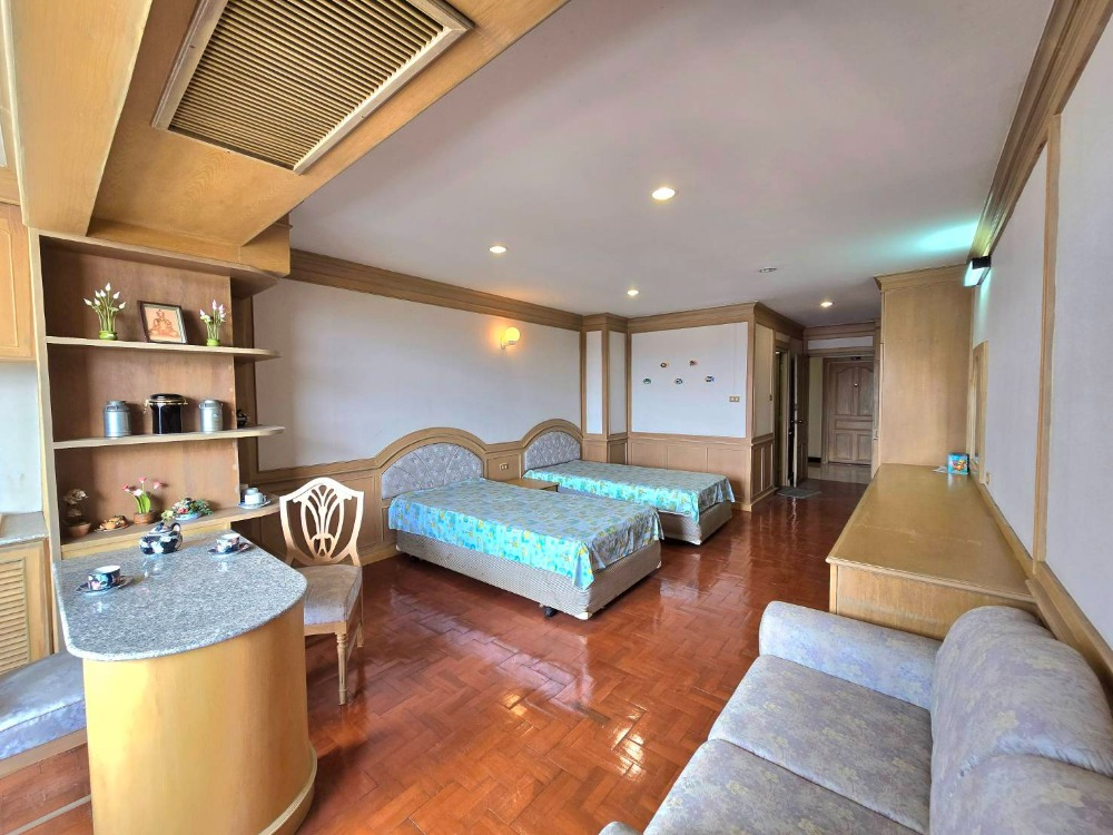 For SaleCondoChiang Mai : Nakhon Ping Condo, Huay Kaew Road, 17th floor, city view, vintage style, original condition, 1.55 Mb