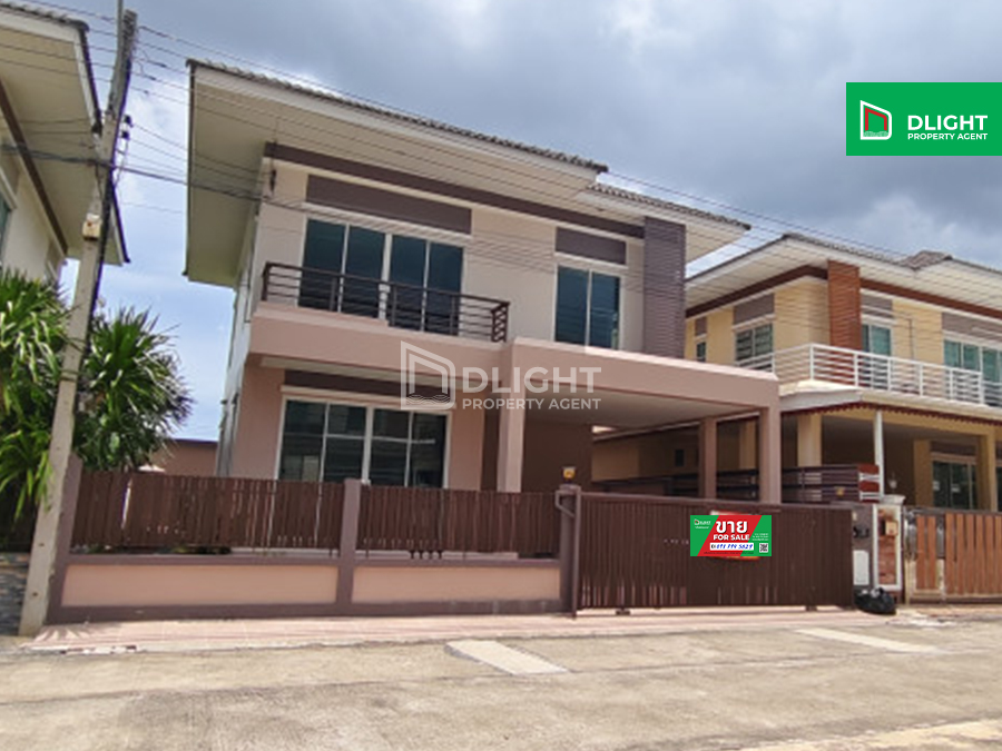 For SaleHousePathum Thani,Rangsit, Thammasat : Baan Phatthanasiri Phahonyothin Lam Luk Ka, area 59.9 sq m, 3 bedrooms, 3 bathrooms, road width 12 meters, price 5.5 million baht