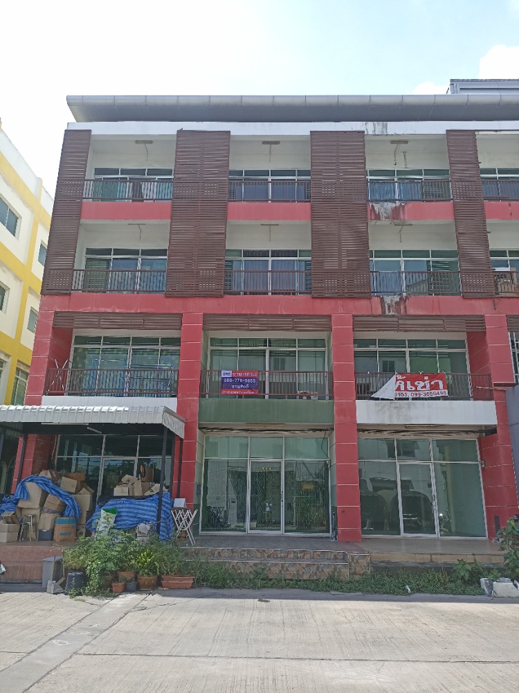 For SaleShophouseSamut Songkhram : Commercial building, fully furnished, ready to move in @Ekachai, Samut Sakhon