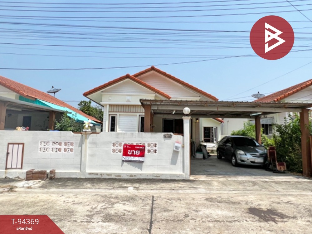 For SaleHouseSamut Songkhram : Single house for sale, Montri Pruksa Chon Village 1, Lat Yai, Samut Songkhram