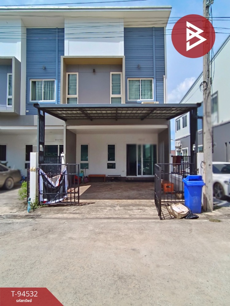 For SaleTownhouseNakhon Si Thammarat : For sale: 2-storey corner townhouse, The City Village 3, Om Khai, Nakhon Si Thammarat