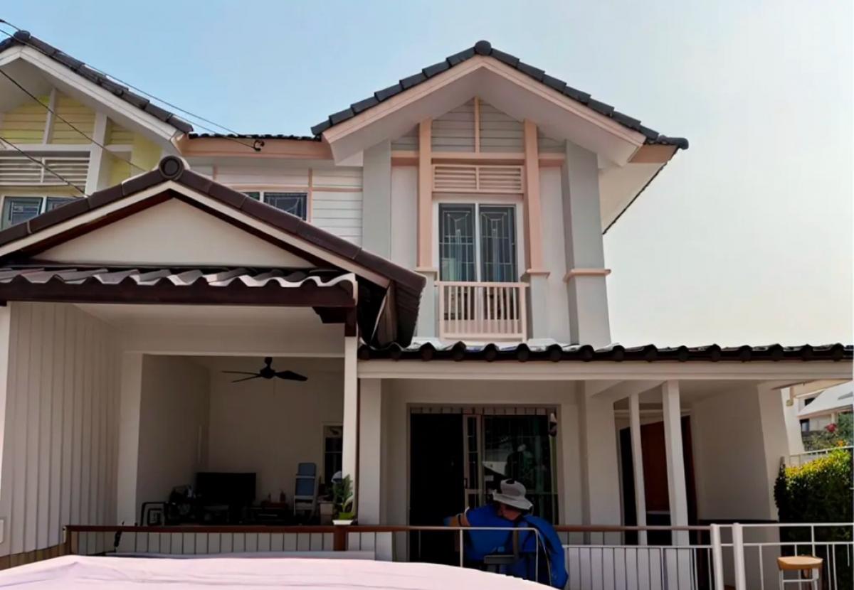 For SaleTownhouseRama 2, Bang Khun Thian : Rare!!!! 24.1 sq.w. corner house for sale, 3 bedrooms, 2 bathrooms, kitchen extension and garage.