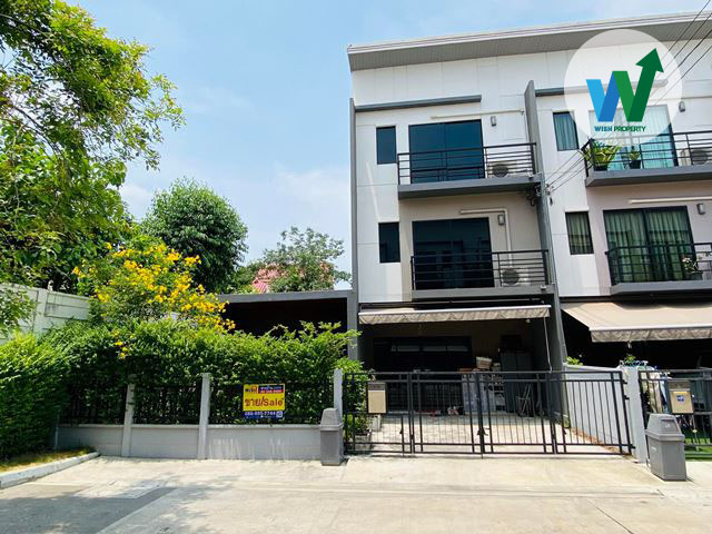 For SaleTownhomeNawamin, Ramindra : Urgent sale, corner house, Baan Klang Muang, Ram Intra-Watcharapol, Sai Mai, Bangkok, near Central Ram Intra