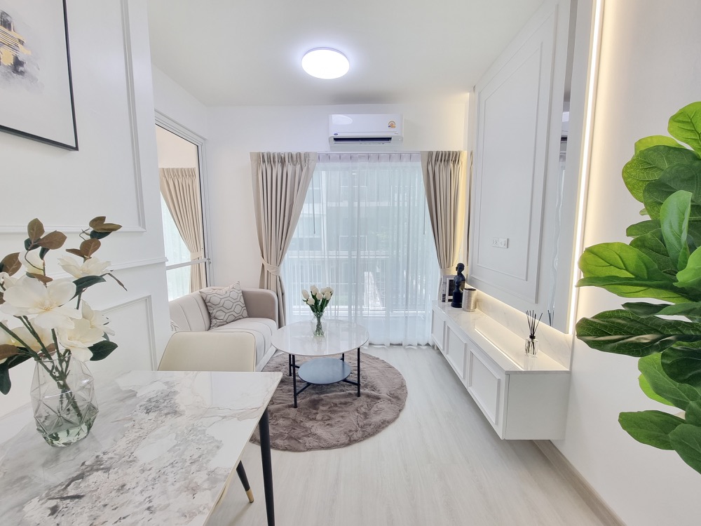 For SaleCondoOnnut, Udomsuk : K-5938 Urgent sale! Condo A space 77, newly decorated room, ready to move in.