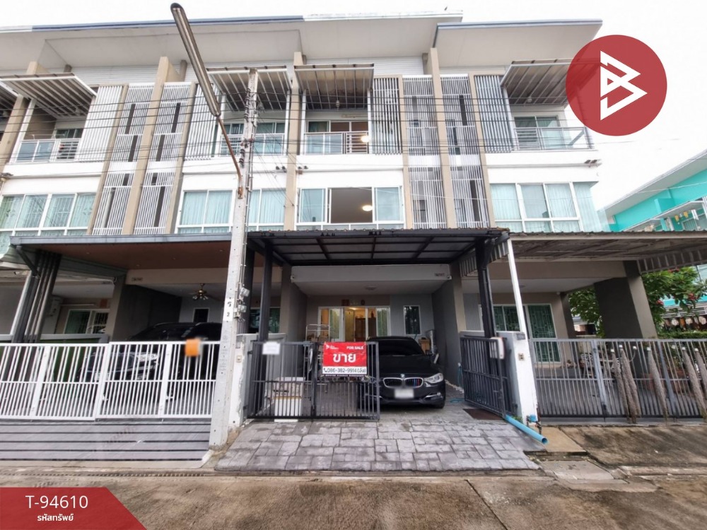 For SaleTownhouseRathburana, Suksawat : Townhouse for sale, 3 floors, The Place Village, Phutthabucha 32, Thung Khru, Bangkok