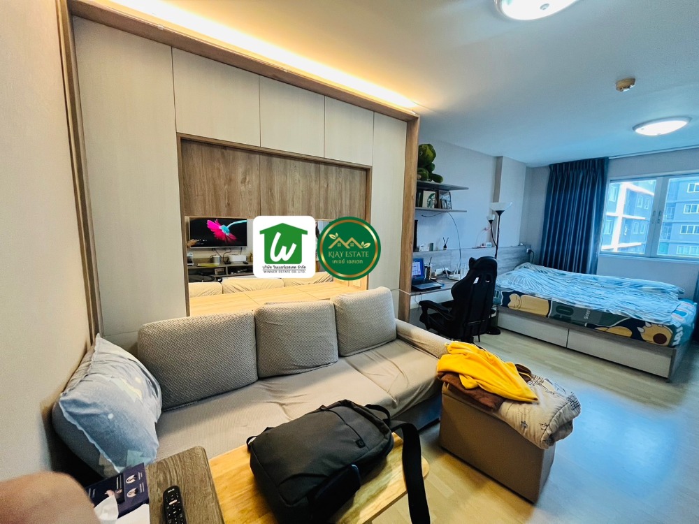 For SaleCondoLadkrabang, Suwannaphum Airport : For sale: DCondo Onnuch-Suvarnabhumi ++with tenants, yield 6% ++ suitable for investment, immediate returns, plus a beautiful view, near the airport