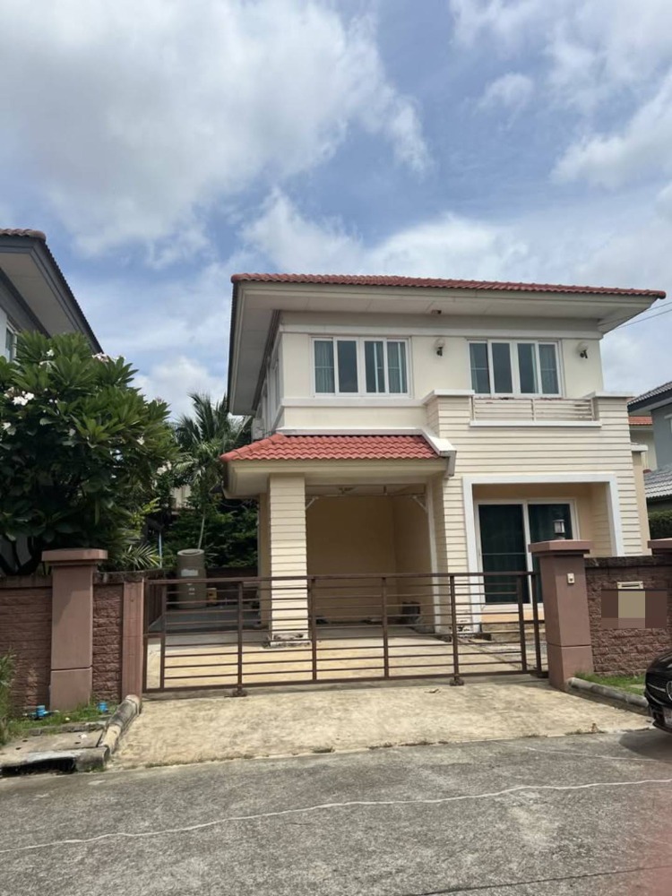 For RentHouseRama5, Ratchapruek, Bangkruai : Single house for rent, Casa Ville Village, Ratchaphruek-Chaengwattana, opposite Robinson Lifestyle Ratchaphruek, 3 bedrooms, 2 bathrooms, fully furnished