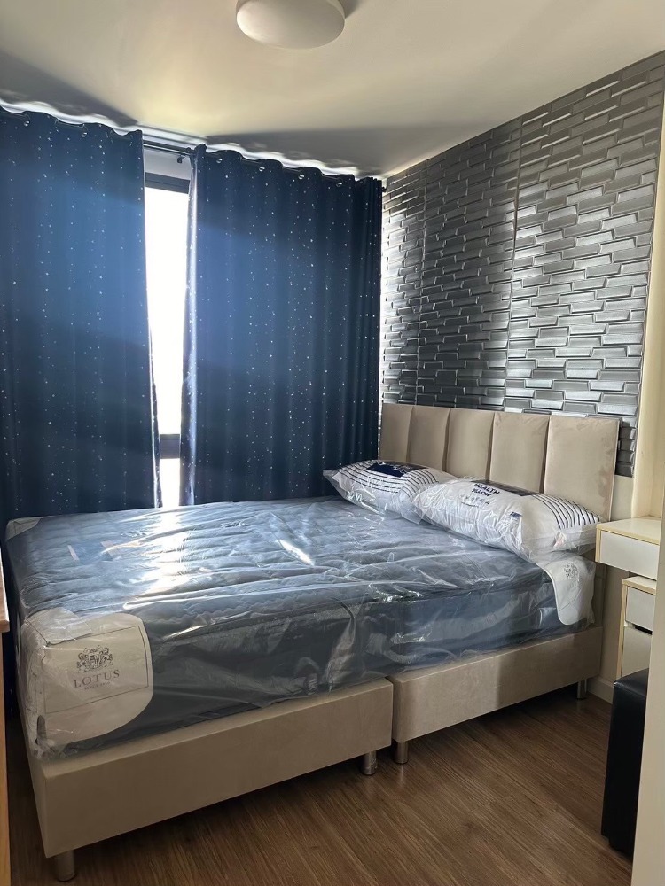 For RentCondoOnnut, Udomsuk : 🧸For rent✨️ icondo sukhumvit103 (icondo Sukhumvit 103) Room size 31.76 sq m, 1 bedroom, 1 bathroom, separate kitchen, 6th floor, Building B, 8,000 baht