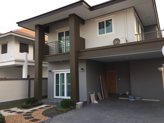 For SaleHouseNonthaburi, Bang Yai, Bangbuathong : For sale: 2-storey detached house, Kasalong Bangyai project, area 69.7 sq.w., best location in the project, 8-meter wide road in the project, near Central Westgate and MRT Bang Phlu, Bang Bua Thong District, Nonthaburi Province