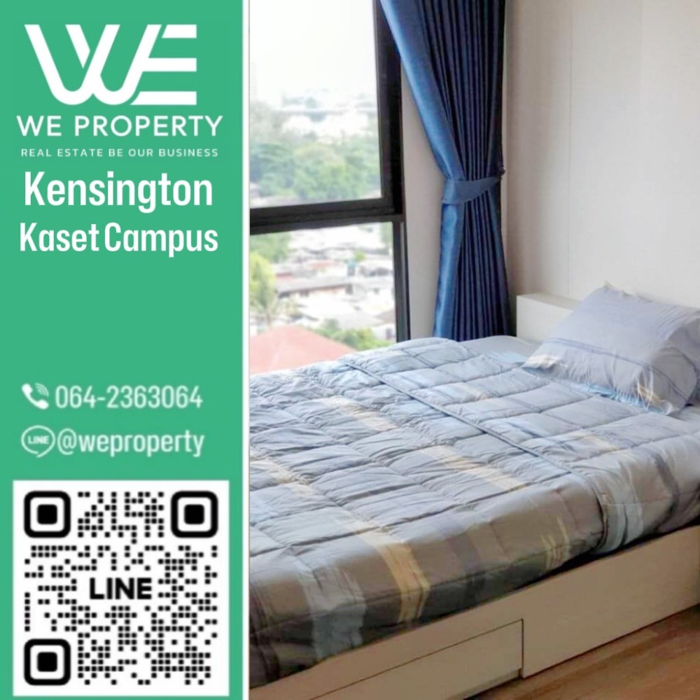 For SaleCondoKasetsart, Ratchayothin : Fully furnished, beautiful room, very good price ⭐ Kensington Kaset Campus (Kensington Kaset Campus)