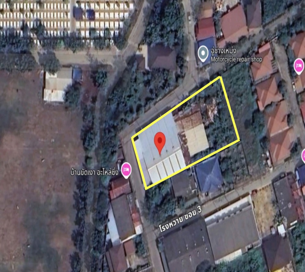 For RentFactoryPhutthamonthon, Salaya : Factory for rent, warehouse, Wat Don Wai, Wat Rai Khing, 1 rai, near St. Joseph School, Om Yai, good location, cheap price