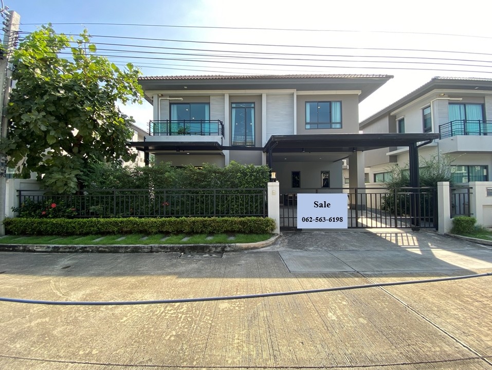 For SaleHouseLadkrabang, Suwannaphum Airport : Single house for sale, Life Bangkok Boulevard Wongwaen-Rama 9 (Life Bangkok Boulevard Wongwaen-Rama 9)