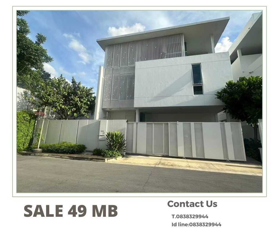 For SaleHouseYothinpattana,CDC : Single house for sale, Vive Ekkamai-Ramintra, 371 sq m, 73 sq wa, ready to move in