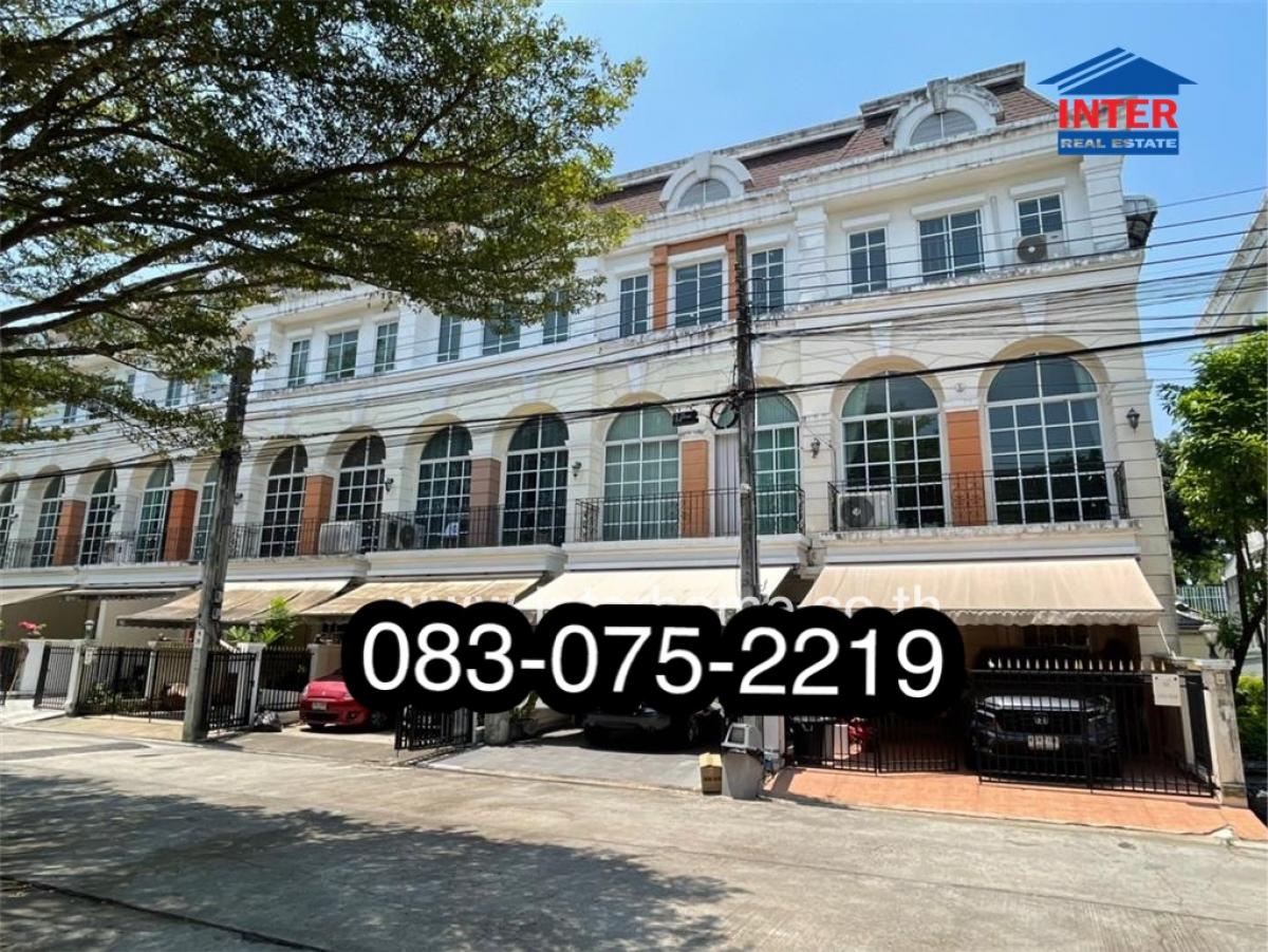 For SaleHouseYothinpattana,CDC : 🔥Selling a 3.5-storey townhouse, Plus City Park, Ekkamai-Ram Intra, Nawamin 32🔥Can be used as a home office or for personal use🔥5.39 million, 22.4 sq m.