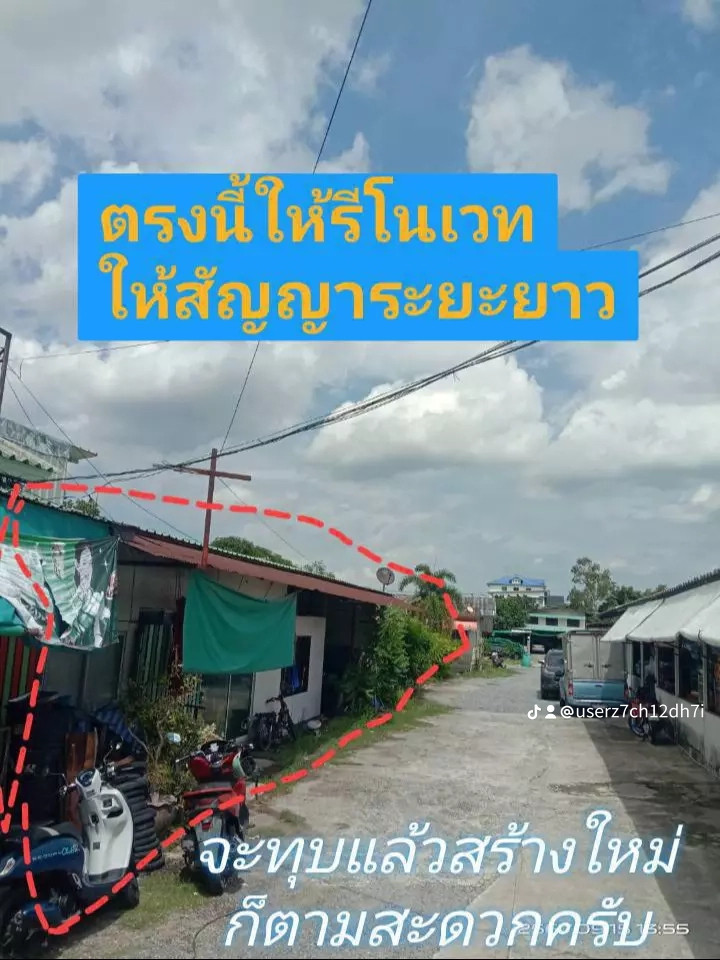 For RentLandPathum Thani,Rangsit, Thammasat : Land for rent near AC Lam Luk Ka Market, Khlong 4