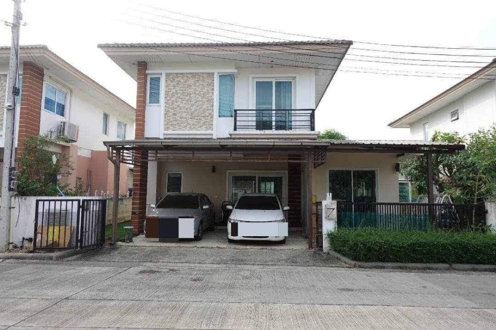 For RentHousePhutthamonthon, Salaya : For rent, The Balance Village, Salaya, 5 bedrooms, 3 bathrooms, fully furnished, ready to move in, convenient transportation, 15 minutes from Mahidol University.