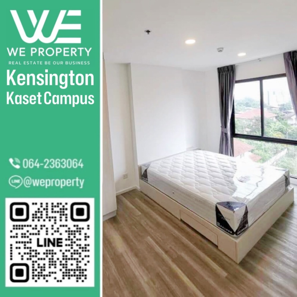 For SaleCondoKasetsart, Ratchayothin : Fully furnished, beautiful room, very good price ⭐ Kensington Kaset Campus (Kensington Kaset Campus)