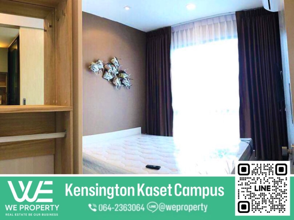 For SaleCondoKasetsart, Ratchayothin : Fully furnished, ready to move in, complete with electrical appliances, best price ⭐ Kensington Kaset Campus (Kensington Kaset Campus)